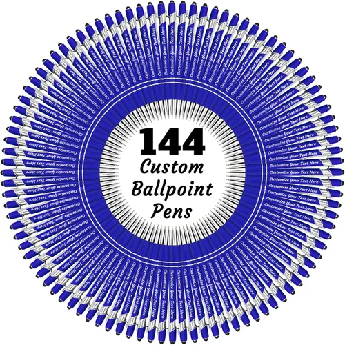 Miniatura 53 de 12 bolígrafos personalizados a granel, bolígrafos personalizados con grabado personalizado con nombre o texto, regalo ideal de aniversario