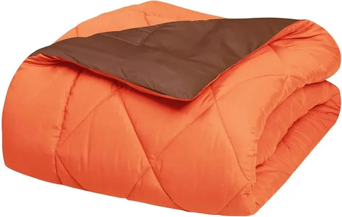 Miniatura 11 de Elegant Comfort Juego de edredón reversible acolchado de 3 piezas con relleno alternativo de plumón de ganso, relleno de edredón suave, calidez