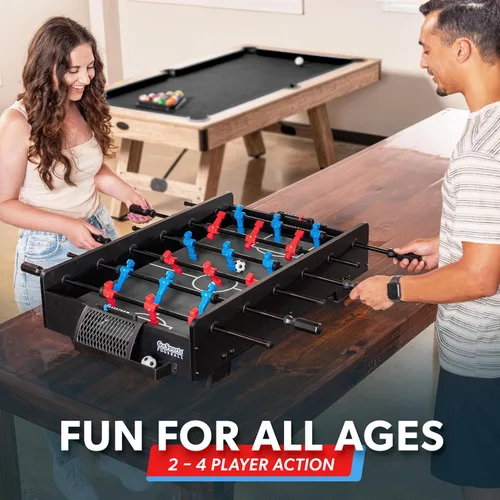 Miniatura 4 de Juego de futbolín de mesa GoSports de 32 pulgadas - Roble o Negro Tabletop