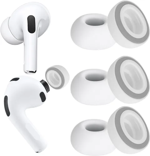 Miniatura 13 de KASOTT 2025 Actualizado para AirPods Pro 3 Puntas de Oído Híbridas de Espuma Viscoelástica y Silicona, Máxima Comodidad, Puntas Antideslizantes