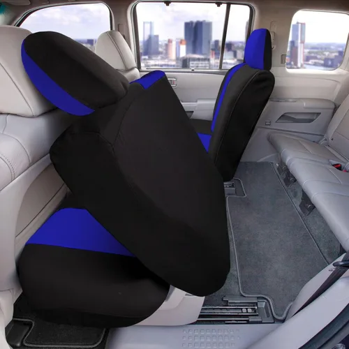 Miniatura 45 de FH Group Tres filas de 7 plazas, fundas de asiento de automóviles modernistas de alta calidad que se adaptan a la mayoría de automóviles, camiones