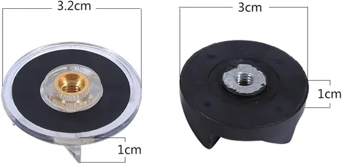 Miniatura 2 de 2 pares de engranajes base y engranaje de cuchilla 2 engranajes base 2 engranajes de cuchilla de goma repuesto para Magic 250W Juicer