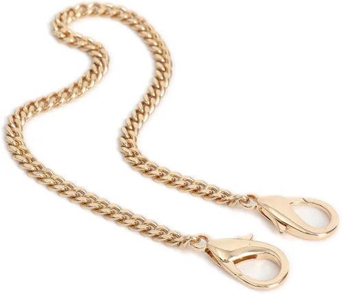 Miniatura 13 de Yichain Mini Nice - Correa de cadena de repuesto para bolso cruzado, correa de hombro, accesorios (oro amarillo, 48 pulgadas)