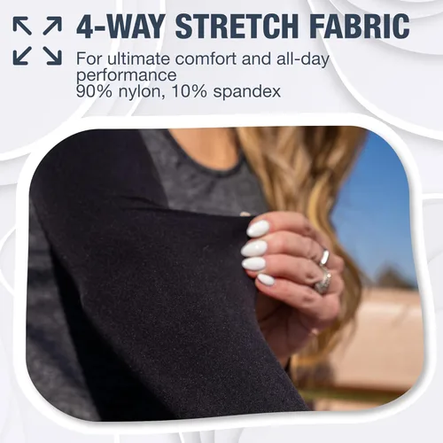 Miniatura 2 de SportsTrail Mangas Refrescantes para Brazos para Hombres y Mujeres – Transpirables, Protección Solar UV, Mangas Deportivas para Brazos para Mujeres