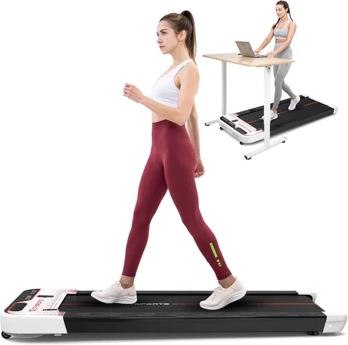 CITYSPORTS Cintas de correr para el hogar, caminadora debajo del escritorio, almohadilla para caminar con altavoces de audio, control remoto delgado