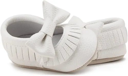 Miniatura 7 de Zapatos de cuna con borla y suela suave para bebés y niños pequeños