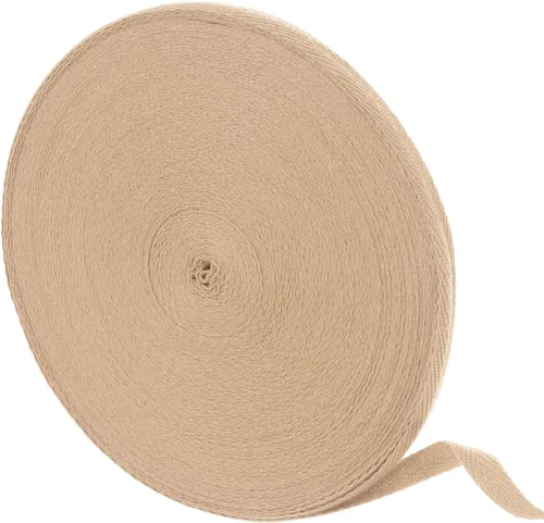 Miniatura 87 de uxcell Cinta de sarga de algodón de 50 yardas, cinta de espiga de 3/8 pulgadas para coser ropa, manualidades (azul)
