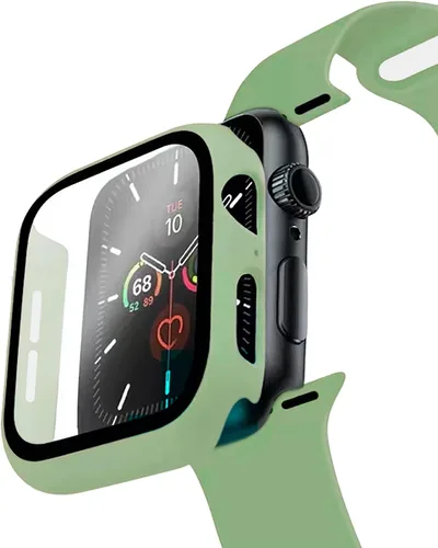 Miniatura 6 de Correa Deportiva de Silicona y Estuche con Protector de Pantalla para Apple Watch Series 11, Series 10, Series 9, Series 8, Series 7, Series 6 SE
