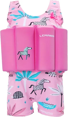 Miniatura 27 de Traje de baño de una pieza para bebés y niños con protección solar UPF 50+ para playa, piscina y juegos de verano para niños y niñas Dinosaurio azul