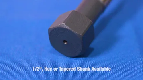 Miniatura 7 de Drill America DWRRB7/8HEX Escariador de puente/construcción de 7/8 pulgadas con vástago hexagonal, serie DWR