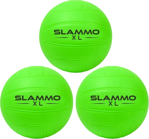 GoSports Slammo - Juego de 3 bolas de repuesto oficiales, funciona para todos los juegos de red redonda, elige entre tamaño de competencia o bolas XL