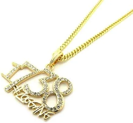 Miniatura 3 de Shiny Jewelers USA Collar de cadena cubana para hombre, 1738, zoológico, remy, boyz, micro, colgante, caja cubana, joyería de hip hop