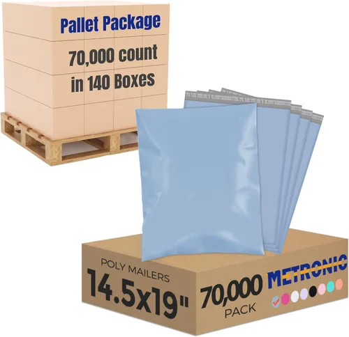 Miniatura 13 de Metronic 100 unidades de sobres de polietileno de 24 x 24 pulgadas, bolsas de envío grandes para ropa, bolsas de correo adhesivas fuertes