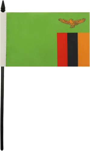 Miniatura 218 de AZ FLAG Sierra Leone Bandera de mesa 5'' x 8'' - Bandera de escritorio de Sierra Leona 21 x 14 cm - Bastón y base de plástico negro