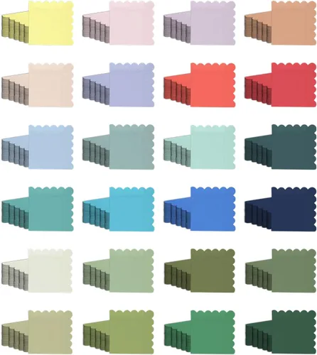 Miniatura 5 de qiqee Servilletas de cóctel Morandi Colors de 5 x 5 pulgadas, desechables, para bodas, cenas, fiestas de cumpleaños, postre, servilletas de papel 24
