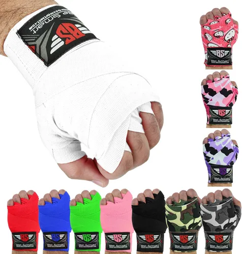 Miniatura 16 de Guantes de boxeo de muñeca de 180 pulgadas, para interior de puños, MMA, UFC, Muay Thai