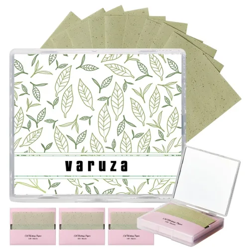 Miniatura 13 de [100 unidades + estuche de espejo] Hojas de secado de aceite de carbón de bambú natural para cara coreana con estuche de espejo
