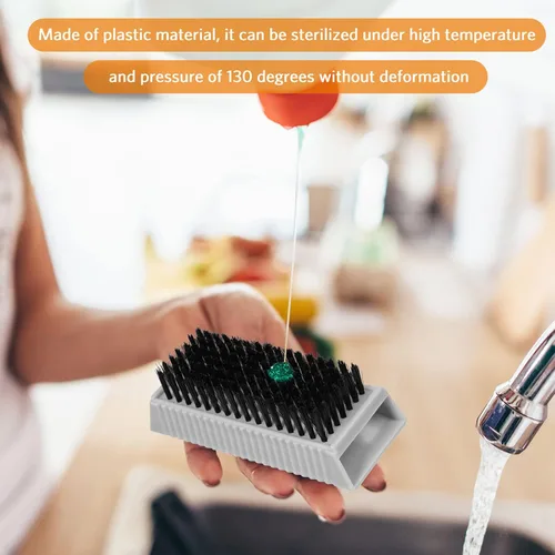 Miniatura 4 de 5 cepillos de uñas para limpiar las uñas, cepillos de mano para limpiar las uñas para hombres, cepillo no desechable, plástico resistente para manos