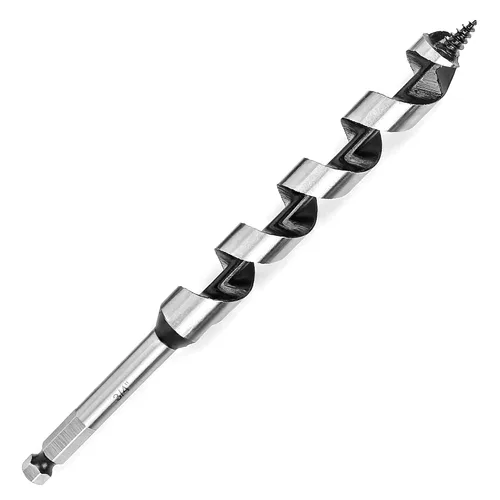 Miniatura 10 de Broca de taladro de 1-1/2 pulgadas x 9 pulgadas para madera, vástago hexagonal de 1-1/2 pulgadas, broca larga para madera suave y dura, plástico