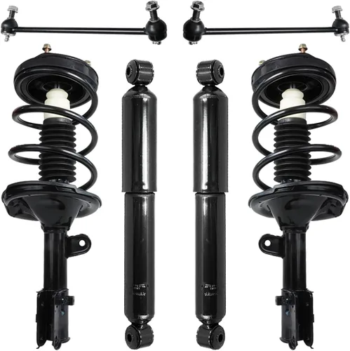 Miniatura 22 de Detroit Axle - Kit de puntales delanteros de 6 piezas para Ford Escape 2014-2019, 2 puntales y muelles helicoidales, 2 enlaces de barra