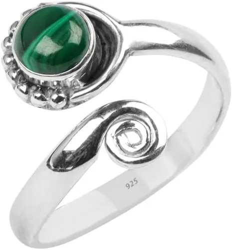 Anillo de dedo del pie de piedra preciosa de plata de ley 925, joyería para el cuerpo, anillo de dedo del pie de la mano de la mano de la piedra