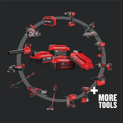 Miniatura 7 de CRAFTSMAN V20 - Amoladora angular inalámbrica de 4-1/2 pulgadas, solo herramienta (CMCG451B)
