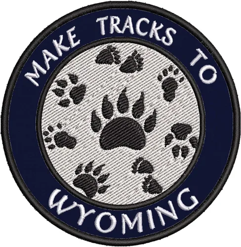 Miniatura 5 de Parches decorativos para hacer huellas de Wyoming de 3.5 in, para manualidades, planchar, coser, para vacaciones, recuerdos, viajes, aventuras