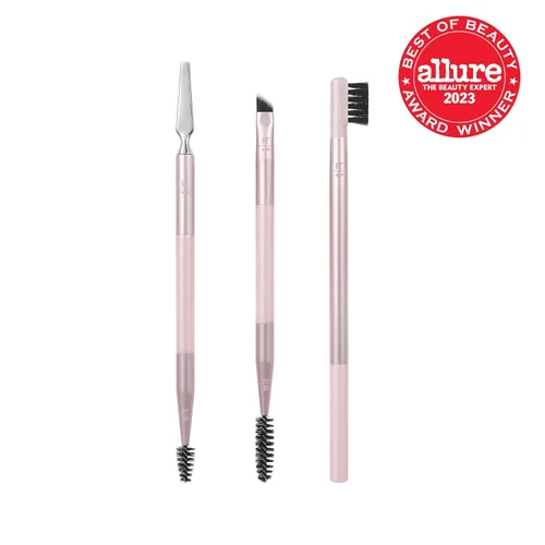 Miniatura 2 de Set de brochas para cejas de Real Techniques, para levantar cejas, rellenar y dar estilo, brochas de doble punta, kit completo para cejas, consigue