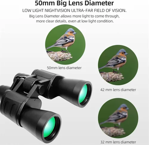 Miniatura 2 de EKsma 20x50 Binoculars for Adults,High Power Waterproof HD Telescope Binoculars for Hunting,Bids Watching,Viewing, The Moon,Concert