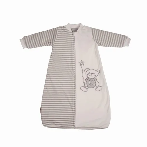 Manta de manga larga para niños pequeños (2-4 años), saco de dormir cálido para bebé con brazos Tog 2.0 de franela de terciopelo para 4 estaciones,