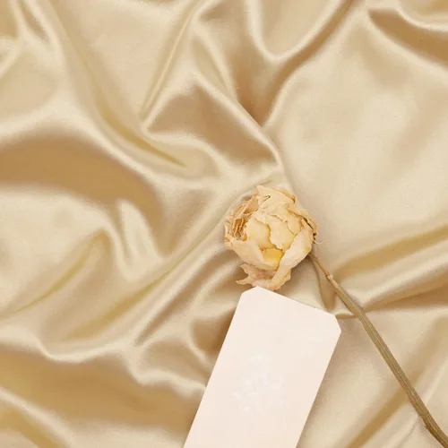 Miniatura 12 de MLMW Tela de satén Charmeuse beige de 3 yardas y 60 pulgadas de ancho, tela de satén Charmeuse sedosa por yarda, tela suave para vestidos de boda