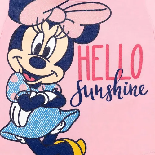 Miniatura 5 de Disney Minnie Mouse Princess Frozen Little Mermaid T-Shirt Leggings and Scrunchie 3 Piece Outfit Set Infant to Big Kid