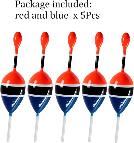 Miniatura 7 de THKFISH Flotadores de pesca Bobbers Slide Floats Balsa Fishing Bobber Slip Bobbers para Crappie Panfish Trucha Bass (1/2 oz 2 x 5.28 pulgadas)