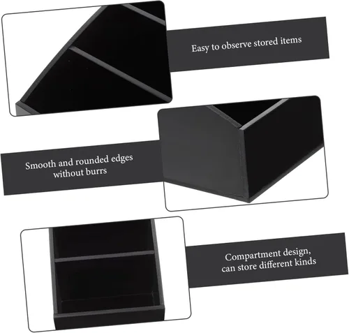 Miniatura 3 de Caja de té de hotel y soporte para azúcar, organizador de escritorio para paquetes de té y azúcar, solución de almacenamiento elegante de barra