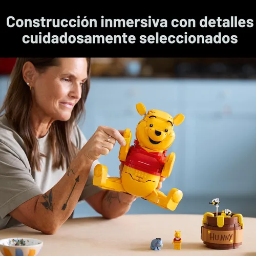 Miniatura 3 de LEGO Disney Winnie The Pooh - Juego de construcción – Decoración para el hogar, la oficina o estante de libros para adultos fanáticos de 18 años