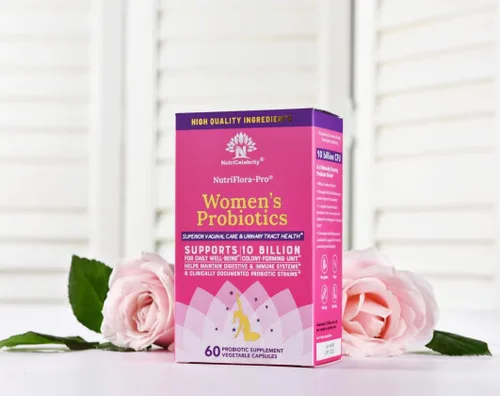 Miniatura 8 de Nutricelebrity NutriFlora-Pro Probióticos para mujeres - Apoya la salud vaginal, urinaria (UTI), sistema digestivo, dolor menstrual, levadura