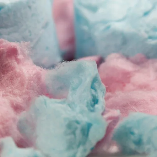 Miniatura 3 de Snacktery Algodón de azúcar rosa y azul: experimenta la dulzura de la feria con algodón de azúcar a granel con sabor a fresa y frambuesa azul, caja