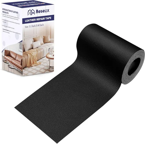 Miniatura 41 de Kit de Cinta de Parche para Reparación de Cuero, Reparación de Cuero Autoadhesiva para Muebles, Sofá, Sillón, Asientos de Automóvil, Silla