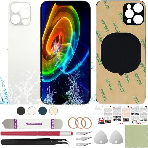 Miniatura 24 de Funda trasera de repuesto compatible con iPhone 8 de 4.7" + Herramientas profesionales (Gris espacial)