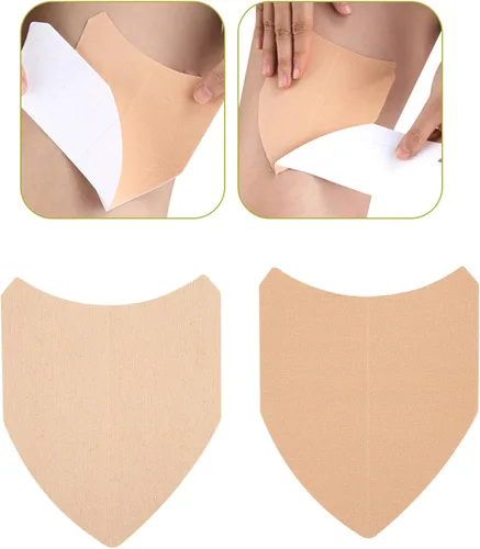 Miniatura 7 de Pegatinas antirozaduras interiores en forma de V en el muslo,Adhesivo resistente al desgaste cuerpo anti-fricción almohadilla,Parches invisibles
