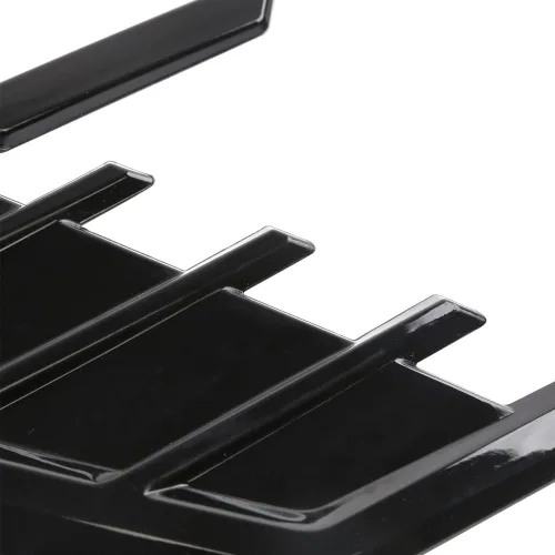 Miniatura 5 de 2 rejillas de ventilación laterales para guardabarros de automóvil, cubierta universal para decoración del cuerpo del alerón, calcomanías Negro