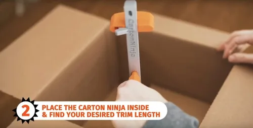 Miniatura 4 de Bubblefast! Herramienta reductora de tamaño de caja ligera patentada Ninja (12 pulgadas)