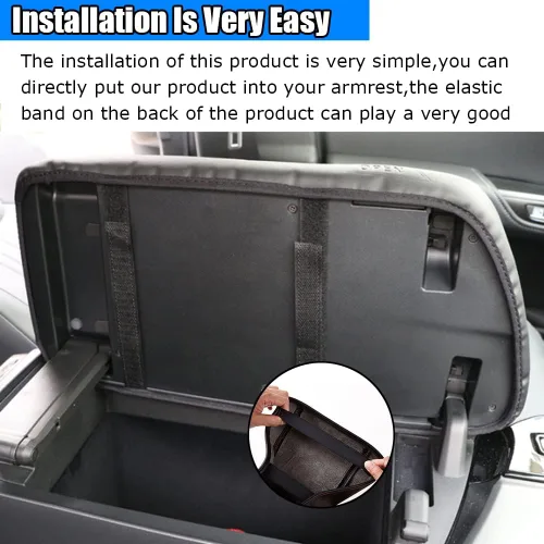 Miniatura 5 de Accesorios interiores personalizados para Lexus NX 250 NX 350 NX 350h NX 450h+ 2022 2023 cubierta de reposabrazos de cuero para consola central