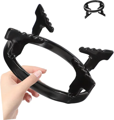 MAGICLULU 1 jaula para ollas de trabajo en soportes para ollas, cafetera reductor de gas, estufa de café, estufa, quemador de rejilla, anillo