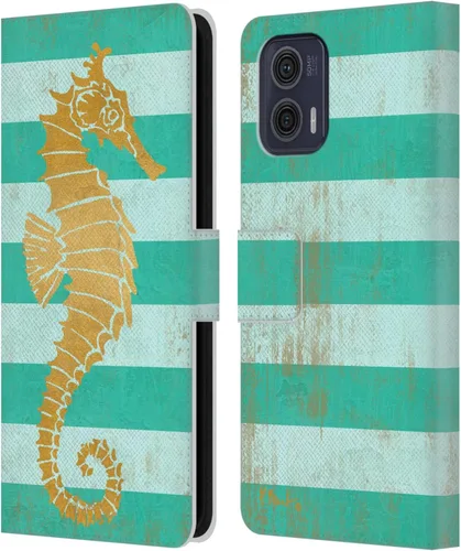 Miniatura 17 de Head Case Designs Officially Licensed Paul Brent Agate Mermaid Coastal Leather Book Wallet Case Cover Compatible with Motorola Moto G73 5G