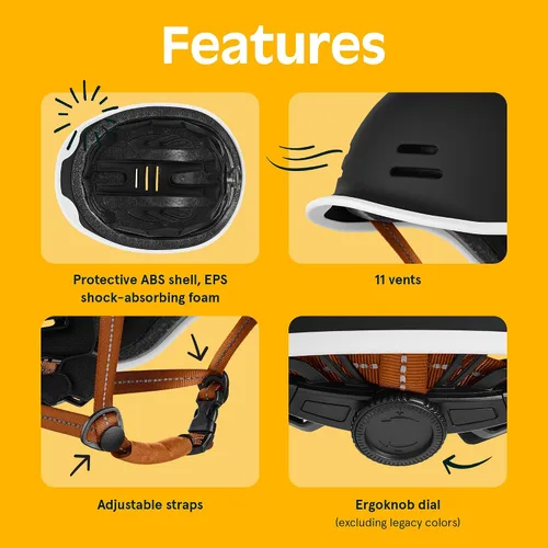 Miniatura 3 de Retrospec Remi - Casco de bicicleta para adultos para hombres y mujeres, casco de bicicleta para desplazamientos, ciclismo de carretera, patinaje