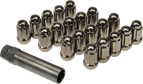 Miniatura 5 de Dorman 711-255H - Juego de cerraduras de accionamiento con estrías Gunmetal 1/2-20 compatibles con modelos seleccionados, paquete de 20