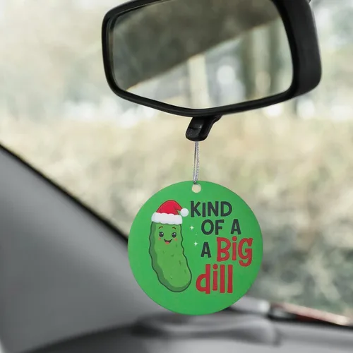 Miniatura 5 de Adornos divertidos: novedad "Kind of a Big Dill" para compañeros de trabajo, intercambio de elefantes blancos y humor para adultos