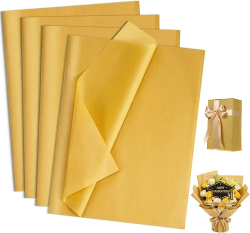 Miniatura 19 de woric 160 hojas de papel de seda rosa para bolsas de regalo de 20 x 14 pulgadas, papel de seda de envoltura a granel para manualidades