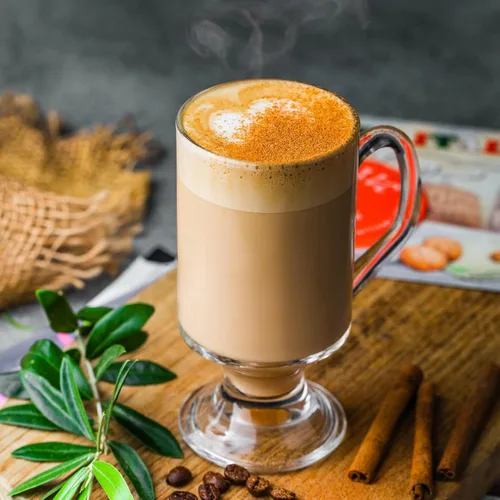 Miniatura 5 de Dicunoy Paquete de 6 tazas de café irlandés, tazas de café transparente de 8 onzas, taza de café de cristal con pedestal con asa para capuchino